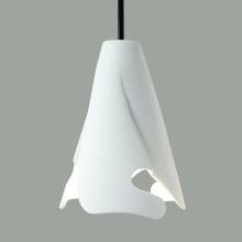A-19 MP10-A29-BCC - Flora Mini Pendant: Monaco Red (Black Cord & Canopy)