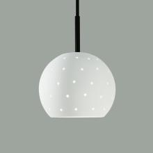 A-19 MP17-A19-BCC - Lunar Mini Pendant: Lichen (Black Cord & Canopy)