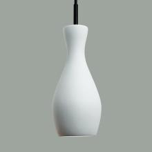 A-19 MP19-A12-BCC - Amphora Mini Pendant: Dove (Black Cord & Canopy)