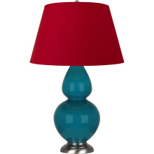 Robert Abbey 1753R - Peacock Double Gourd Table Lamp