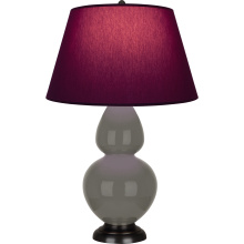 Robert Abbey CR21P - Ash Double Gourd Table Lamp