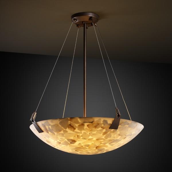 24" Pendant Bowl w/ Tapered Clips