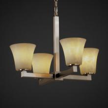 Justice Design Group CLD-8829-15-NCKL - Modular 4-Light Chandelier