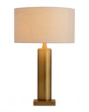 Nova 1011576BR - Brentwood Metal Column Table Lamp, Brushed Brass