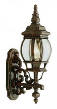 Trans Globe 4050 BG - Francisco 1-Light Outdoor Beveled Glass Coach Wall Lantern