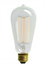 Trans Globe 40S60CL - MED BASE BULB ONLY-VINTAGE STY