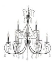 Trans Globe 70369 PC - 9LT-CHANDELIER-CHROME W/HANGIN