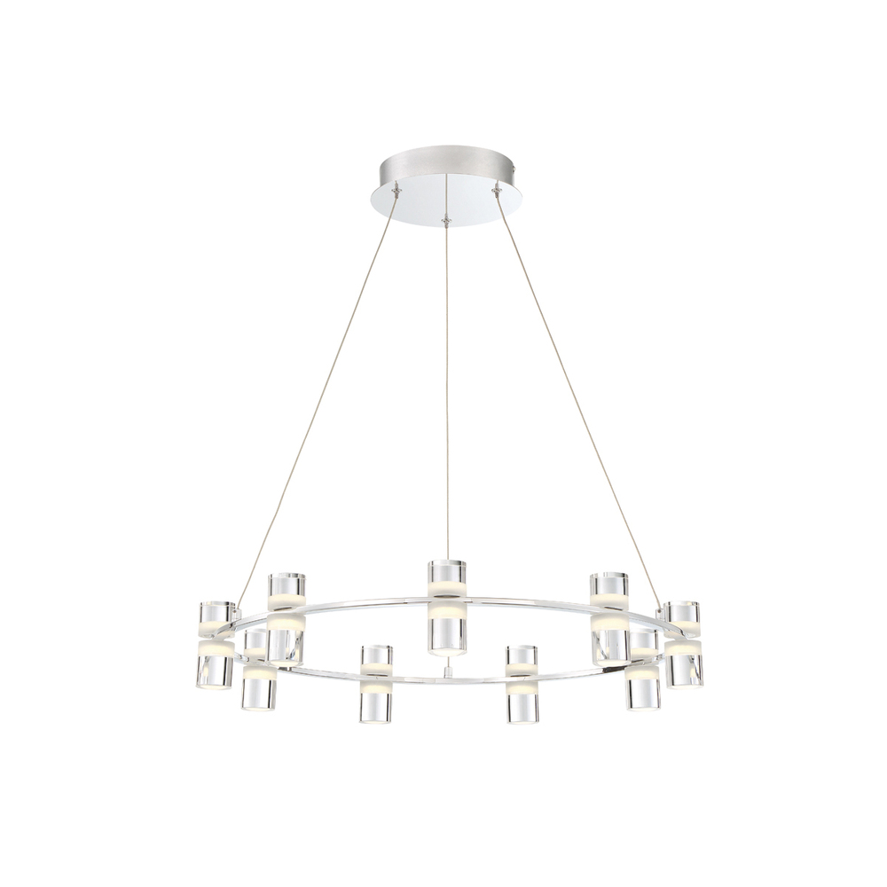 Netto, LED Chandelier, Small, Chr