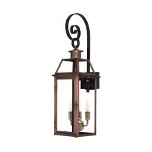 Primo Gas Lanterns BV-30E_TS - Three Light Top Scroll