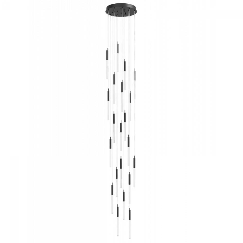Main Street Collection 21 Light Snow Acyrlic Multi Port Pendant