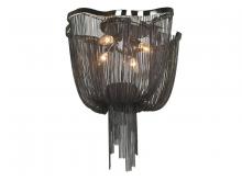 Avenue Lighting HF1403-BLK - Mullholand Dr. Black Draped Chain Flush Mount