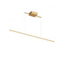 Kuzco Lighting Inc LP18248-BG - Vega Minor 48-in Brushed Gold LED Linear Pendant