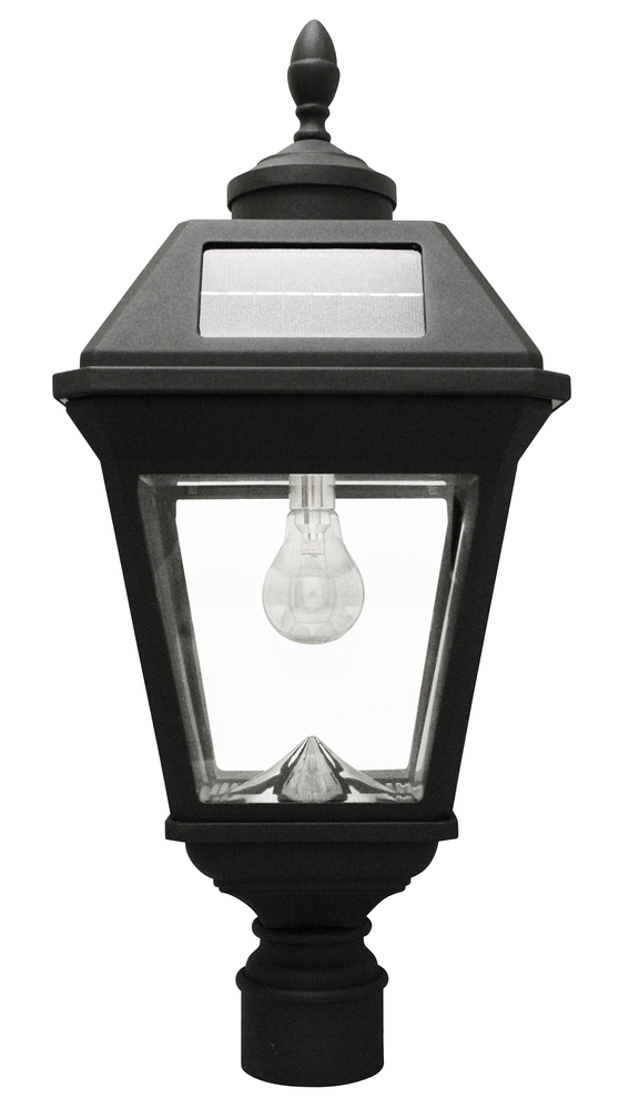 Imperial Bulb Solar Lamp -3 Inch Fitter Mounts - Black Finish