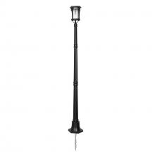 Gama Sonic 124B50071 - Aurora Bulb Post Lamp with EZ Anchor