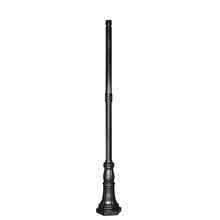 Gama Sonic CP8F0 - 8-Foot Black Commercial Pole with 3-Inch Fitter