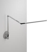 Koncept Inc AR3200-CD-SIL-HWS - Z-Bar slim Desk Lamp with hardwire wall mount (Cool Light; Silver)