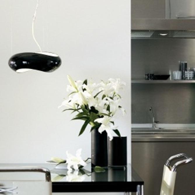 Infinity Black Pendant T-5 2GX13 22W Circular Fluor.