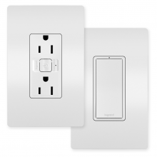 Legrand Radiant WNREZK15WH - radiant? Easy Switched Outlet Kit, White