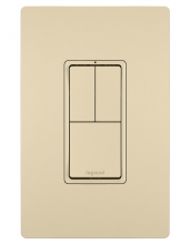 Legrand Radiant RCD113I - radiant? Two Single-Pole Switches and Single Pole/3-Way Switch, Ivory