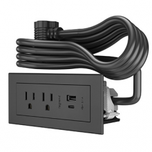 Legrand Radiant RDZCBK10 - RADIANT FPC USB A/C, 10FT, BK 2 TR OL, 2 USB CHARGING PORTS