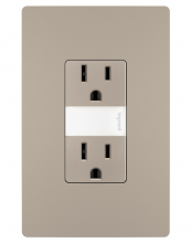 Legrand Radiant NTL885TRNICC6 - radiant 15A Tamper-Resistant Outlet with Night Light, Nickel (6 pack) (6 pack)
