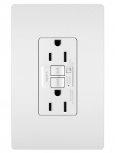 Legrand Radiant 1597TRAW - radiant Tamper-Resistant 15A Duplex Self-Test GFCI Receptacles wt Audible Alarm and SafeLock Pro