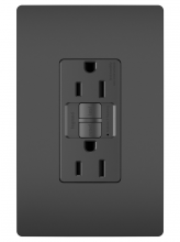 Legrand Radiant 1597TRBKCCD4 - radiant? Spec Grade 15A Tamper Resistant Self Test GFCI Receptacle, Black (4 pack)