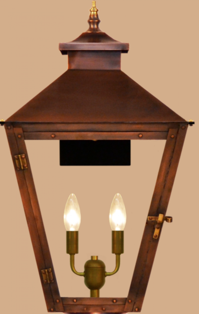 Conception Street Wall Mount Lantern without Bottom Finial