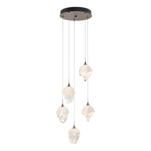 Hubbardton Forge 131137-SKT-STND-05-WP0754 - Chrysalis 5-Light Small Crystal Pendant