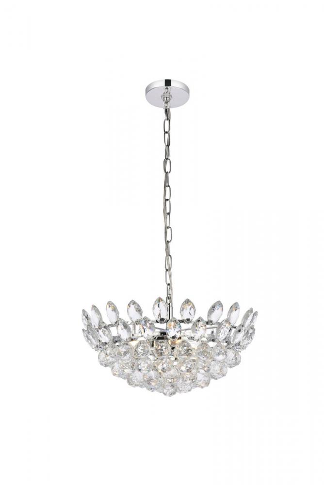 Emilia 18 inch pendant in chrome