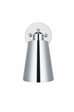Elegant LD2354C - Halycon Wall Sconce W5"E8.6"H10.6" Chrome