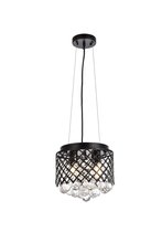 Elegant LD520D10BK - Tully Pendant D10"*H9.7 L4 Black