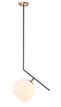 Elegant LD8047D10BK - Ryland Hang W10H18.5E16L1 W/G BK