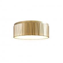 Alora Lighting FM361212VB - Kensington 12-in Vintage Brass LED Flush Mount