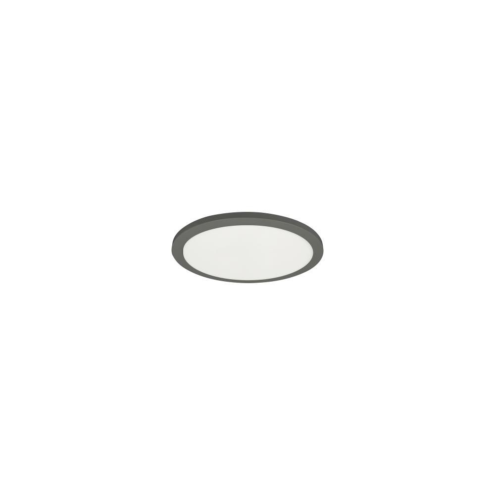 8W Matte Black Flush Mount 5CCT