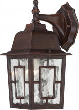 Nuvo 60/3485 - Banyan - 1 Light - 12" Outdoor Wall with Clear Water Glass; Color retail packaging