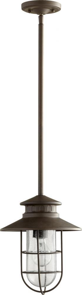 Quorum 7697-86 Moriarty Outdoor Wall Sconce Oiled Bronze 1-Light 100 Watts