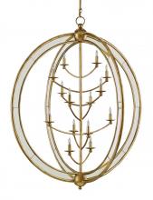 Currey 9236 - Aphrodite Gold Orb Chandelier