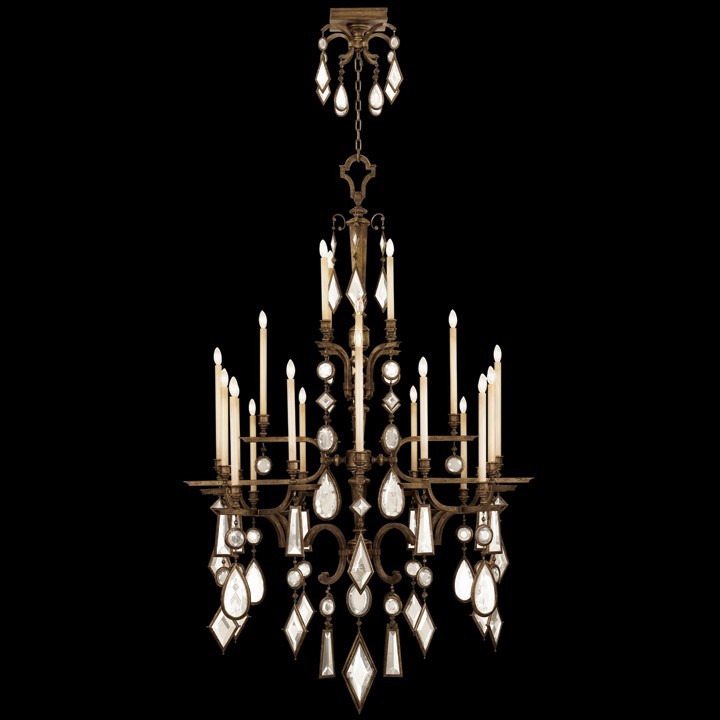 Encased Gems 53" Round Chandelier