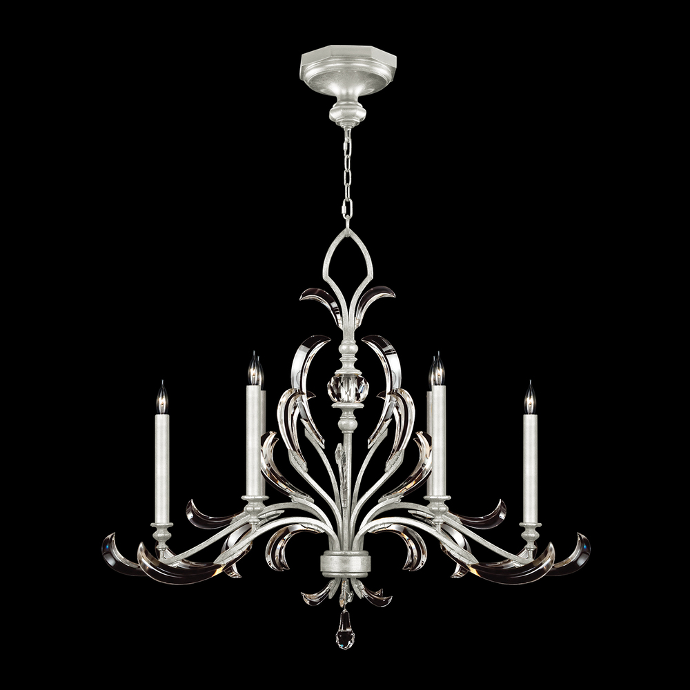 Beveled Arcs 44" Oblong Chandelier