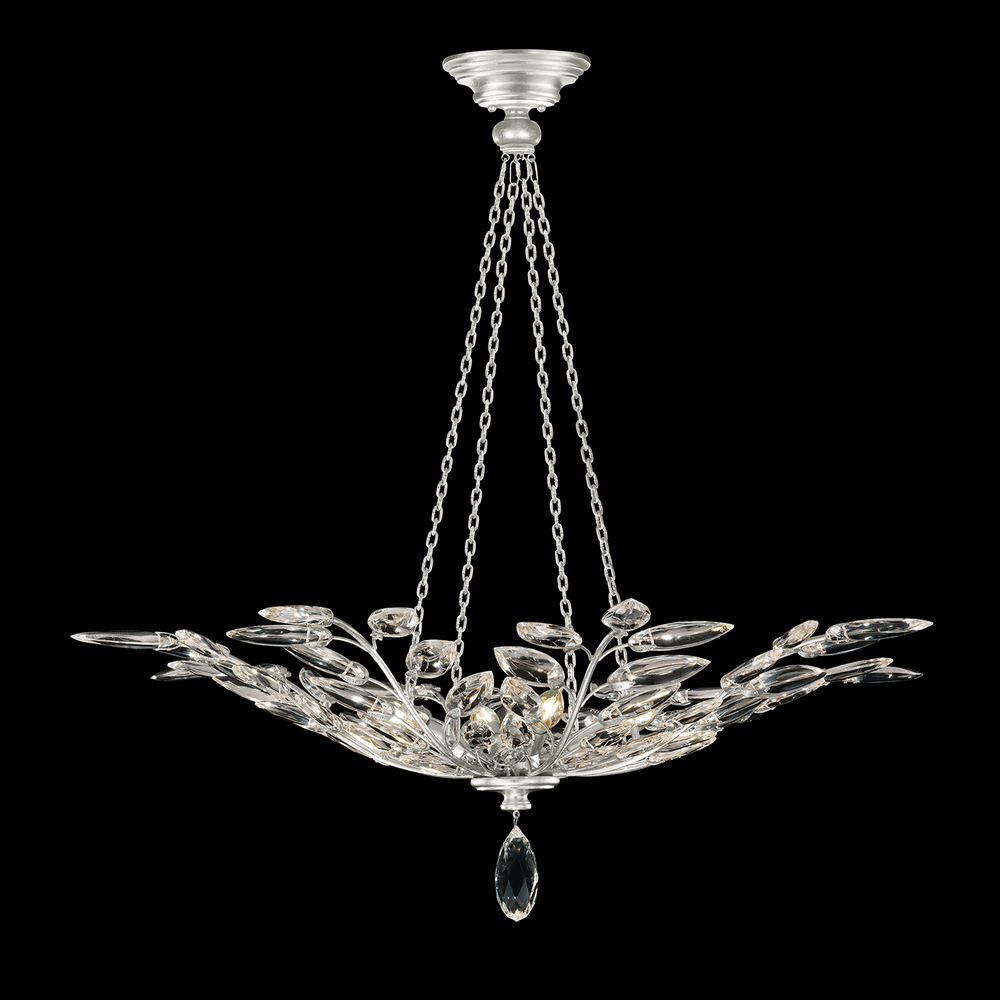 Crystal Laurel 35" Round Pendant