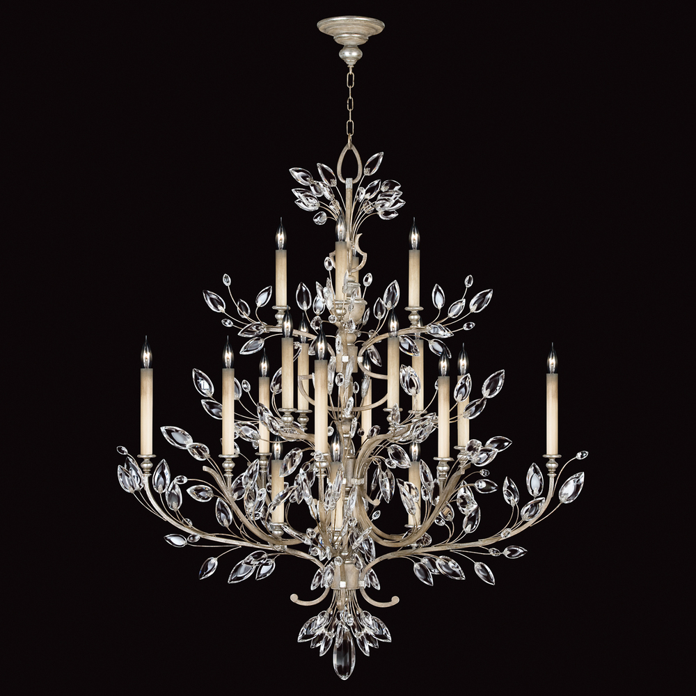 Crystal Laurel 57" Round Chandelier